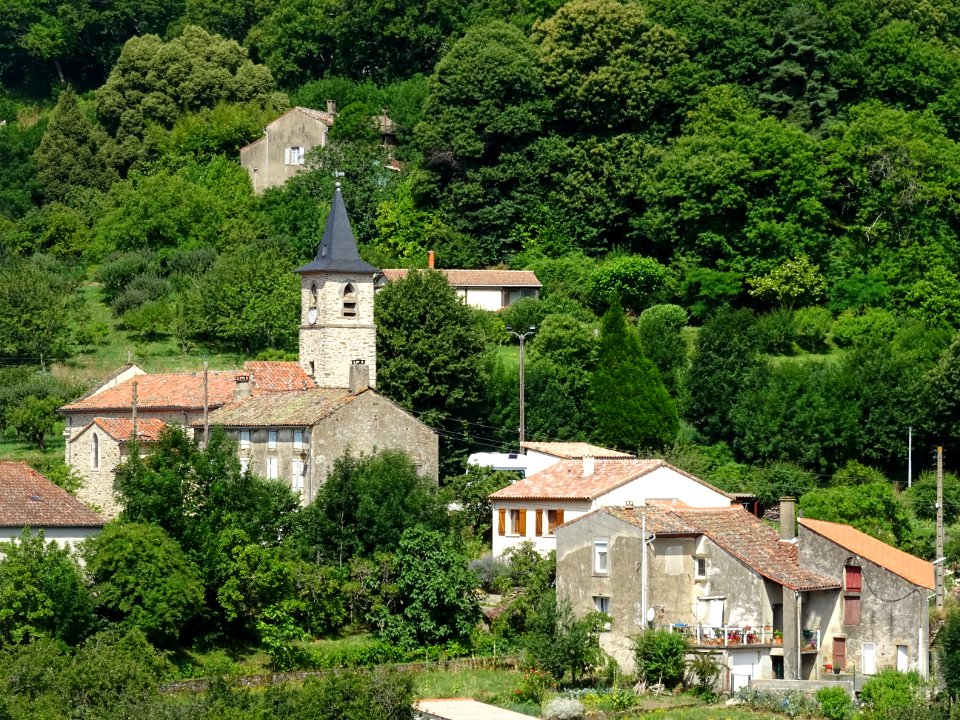 Eglise Saint-Mathias et quelques maisons, Marthomis, Hérau… 