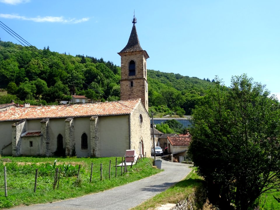 Eglise Saint-Fabien, Prouilhe, Hérault 