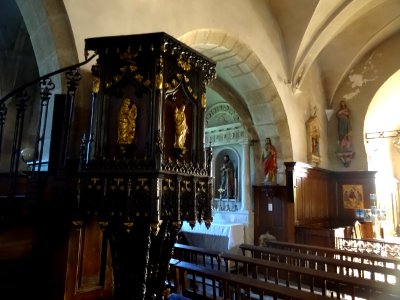 Nef, église Saint-Barthélemy, Yzeron, Rhône 
