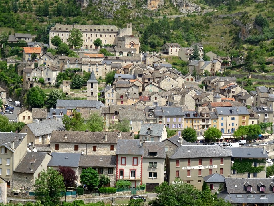 Ste-Enimie, dans les gorges du Tarn, Lozère 