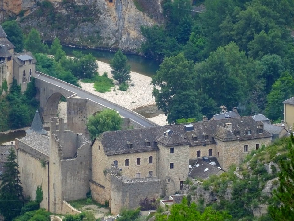 Ste-Enimie, dans les gorges du Tarn, Lozère 