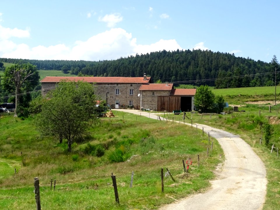Ferme dans les Monts du Lyonnais, Rhône 