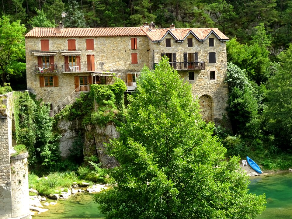Belle demeure, gorges du Tarn, Aveyron 