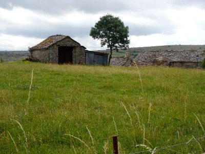 Village de Sauveterre, sur le Causse de Sauveterre, Lozère… 