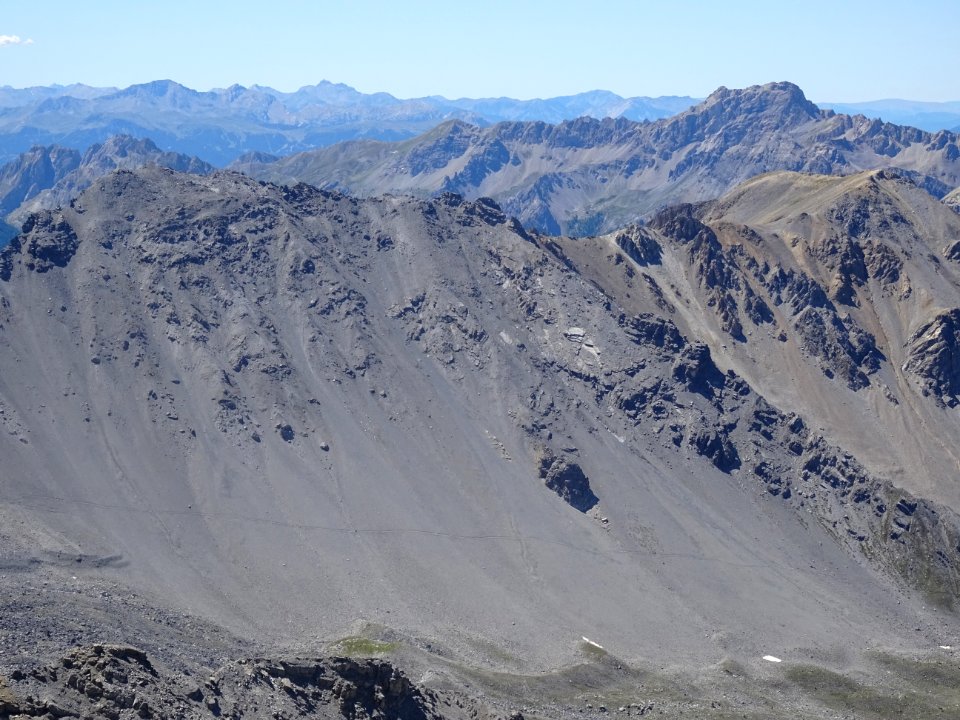Trace de montée au Col des Portes 