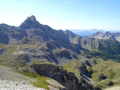 Depuis le Pic des Esparges Fines, vue vers le Pic du Béal … 