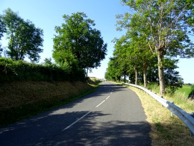 Faux-plat montant avant d'arriver à Saint-Symphorien-sur-C… 