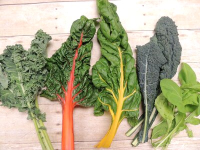 Vegetable leafy greens raw photo