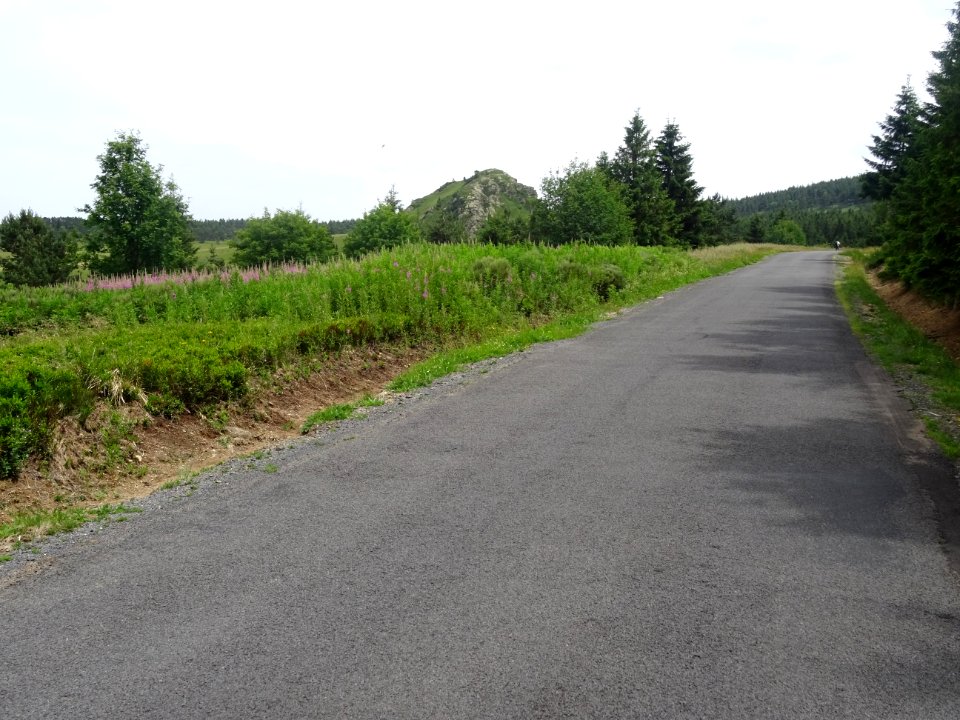 En montant vers le col de la Croix Peccata, Haute-Loire 