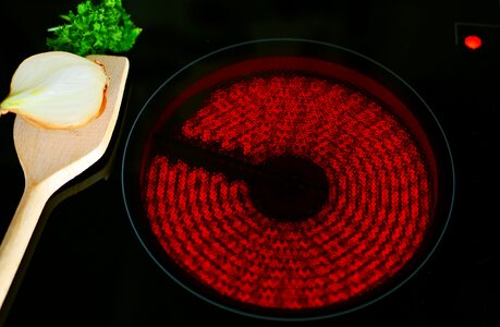 Spiral kitchen stove photo