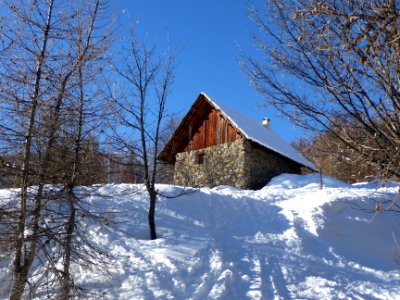 Chalet en montant à la Crête de Reychard 