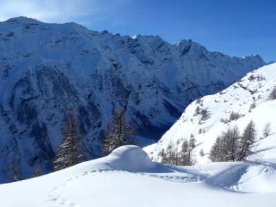 Vallon du Fournel bien enneigé 