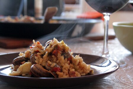 Paella recipe kitchen gastronomy
