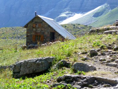 La Grande Cabane, haut vallon du Fournel 