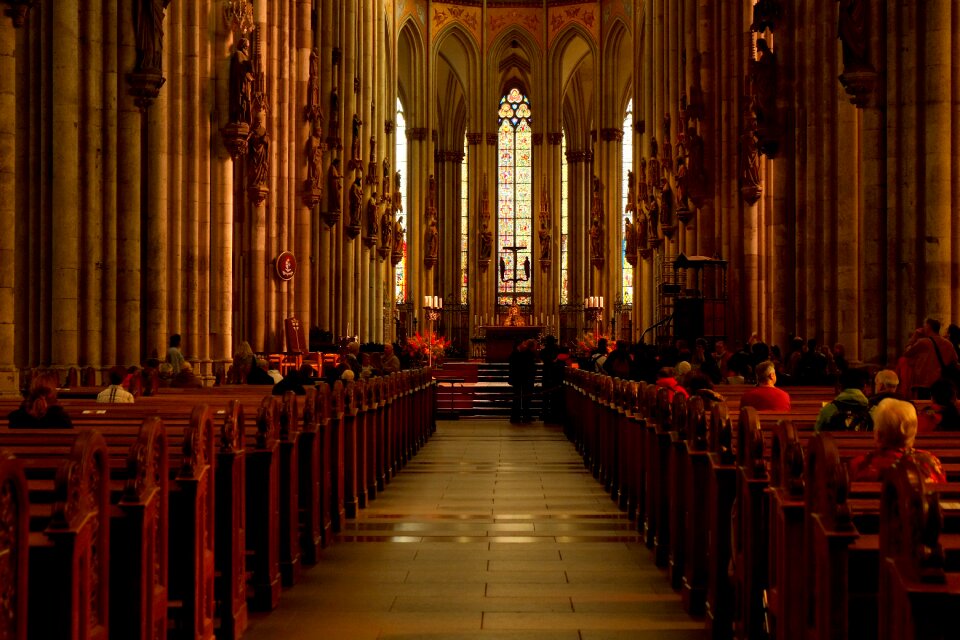 Cologne on the rhine worship landmark