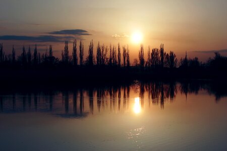 Mirror silence water