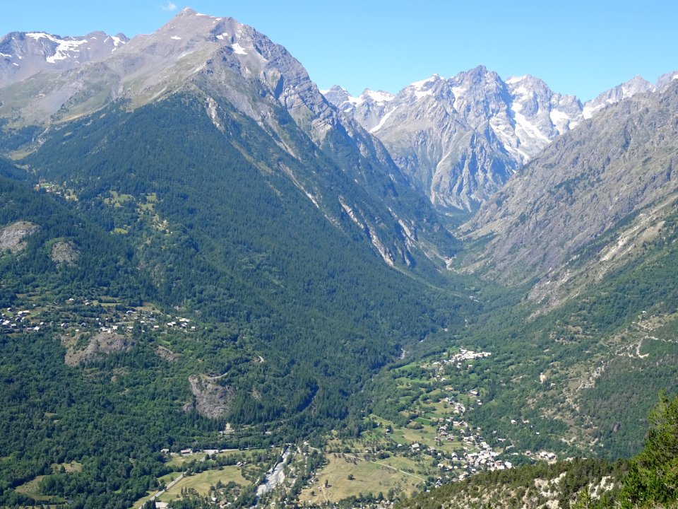La Pointe de l'Aiglière, Vallouise, le Villard, la vallée … 
