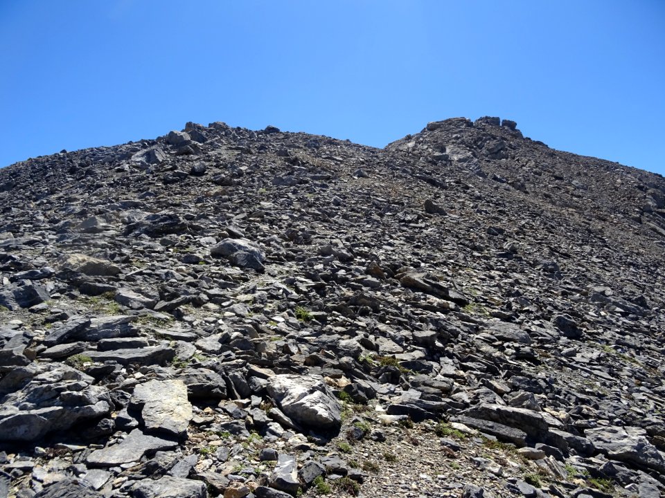 Sommet de la Turge de la Suffie, en vue 