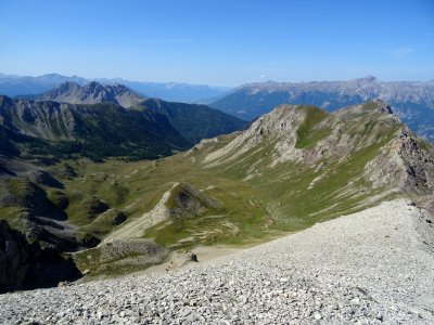 Depuis le Pic des Esparges Fines, vue vers les Fonds de l'… 
