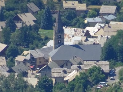 Eglise St-Etienne, Vallouise, Hautes-Alpes photo