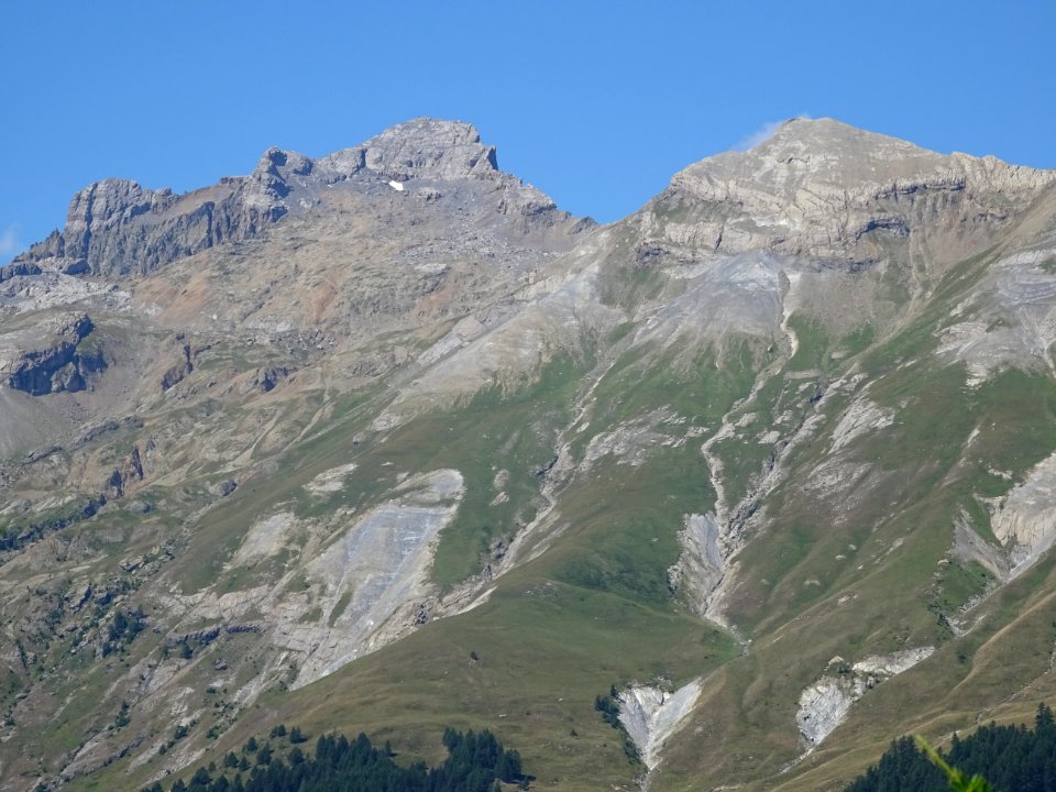 La Pointe de Clapouse, la Blanche et la Rouya 
