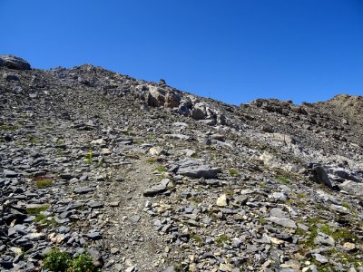 Arrivée sous le Col de Chaude Maison photo