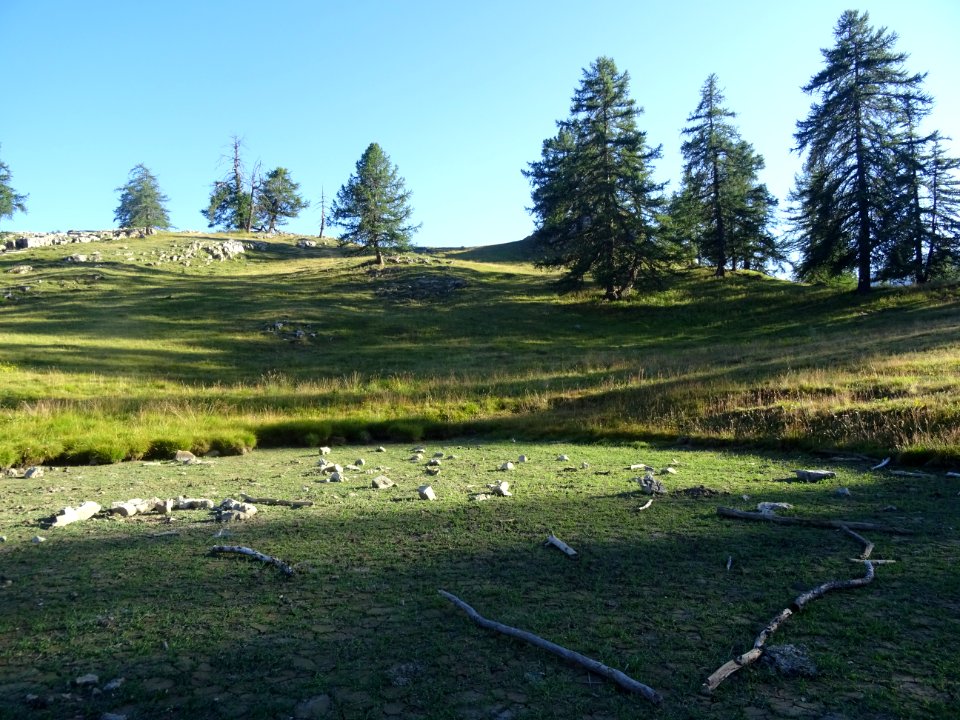 Petit lac asséché 