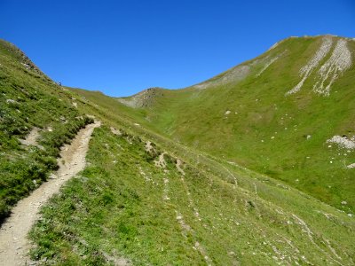 Dans la descente du Col des Marsailles, en se retournant v… 
