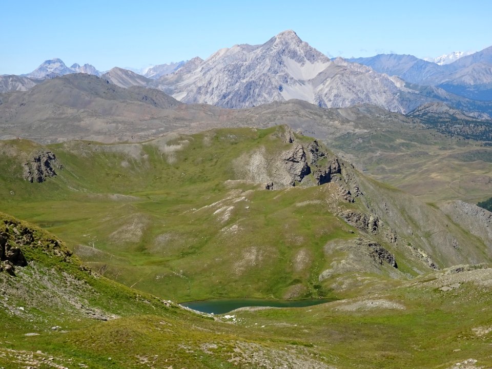 Lac des Cordes et le Mont Chaberton 