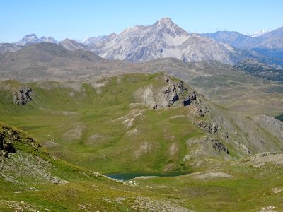 Lac des Cordes et le Mont Chaberton 
