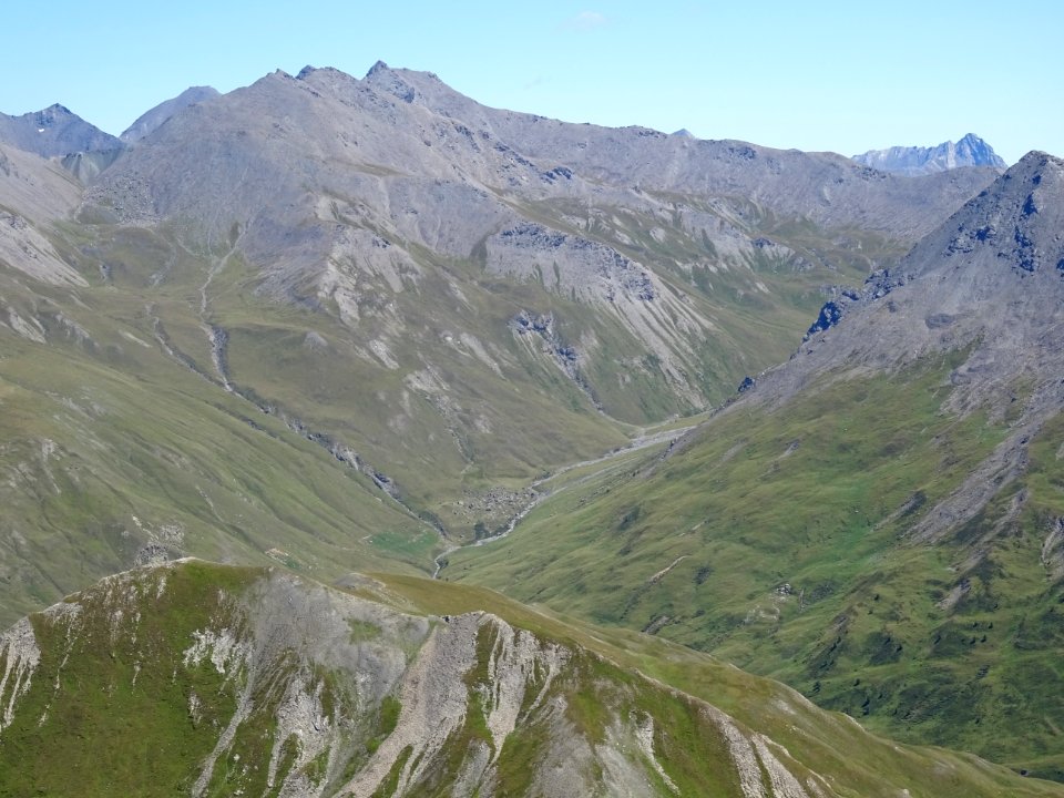 Depuis la Turge de la Suffie, vue sur le Grand Glaiza 