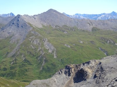 Depuis la Turge de la Suffie, vue sur le Pic du Lombard et… 