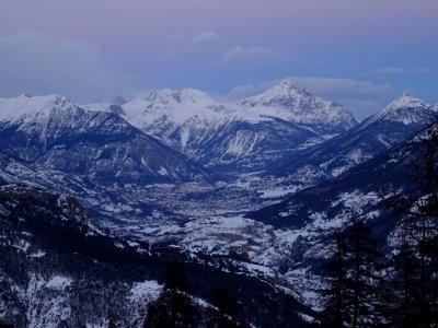 Briançon et le mont Chaberton photo