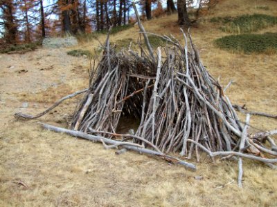 Cabane rudimentaire 