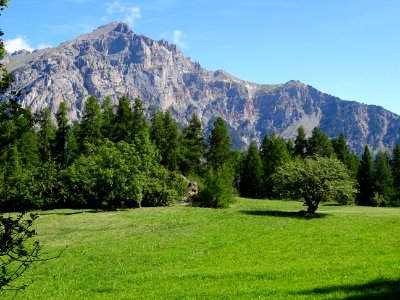Le Montbrison depuis la prairie de Prey d' Amont 
