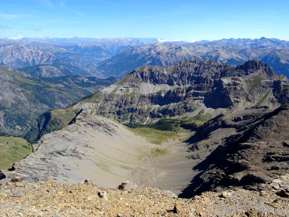 Depuis la Tête de Vautisse, Vallon Cros 