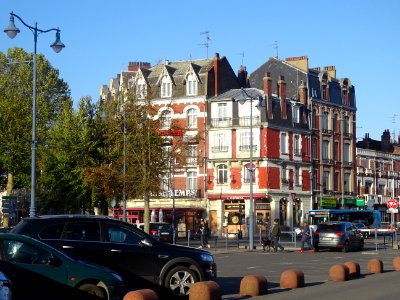 Immeuble, place Foch, en face de la gare, Arras, Pas-de-Ca… 