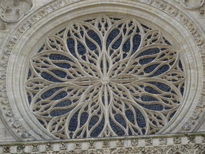 Rosace, cathédrale Notre-Dame, Amiens, Somme 