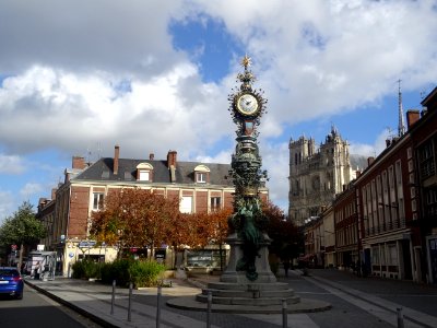 Horloge Dewailly et Marie-sans-chemise, Amiens, Somme 