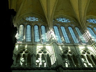 Vitraux, cathédrale Notre-Dame, Amiens, Somme 