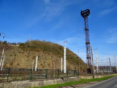Voies SNCF électrifiées, Longuyon, Meurthe-et-Moselle 