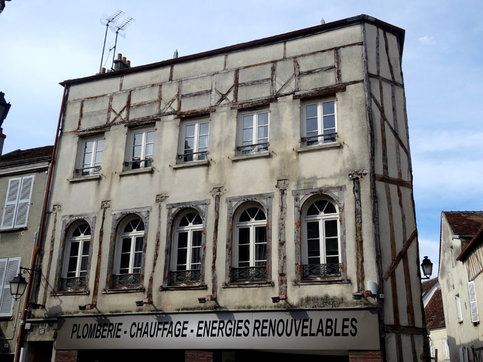 Maison à colombages, Provins, Seine-et-Marne 