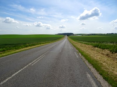 Sur la D951 sans fin, entre Sézanne et Saudois, où comment… 