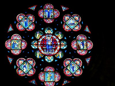 Autre rosace, église Notre-Dame, Epernay, Marne 