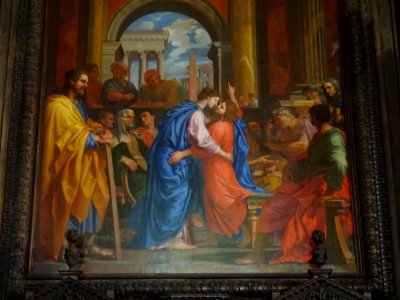 Tableau, église Saint-Ayoul, Provins, Seine-et-Marne 