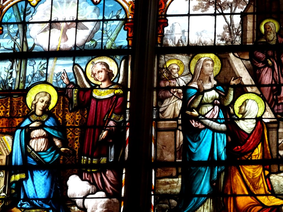 Vitraux, église Saint-Ayoul, Provins, Seine-et-Marne 