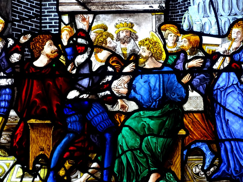 Vitrail, église Notre-Dame, Epernay, Marne 