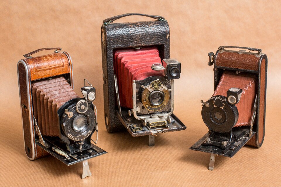 Vintage photograph photo camera
