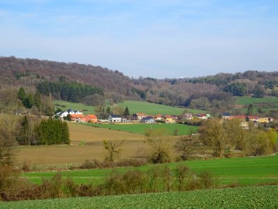 Vue vers Epiez-sur-Chiers, Meurthe-et-Moselle 