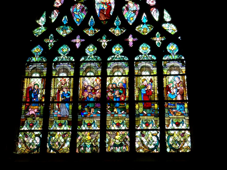 Vitraux, basilique Notre-Dame d'Avioth, Avioth, Meuse 